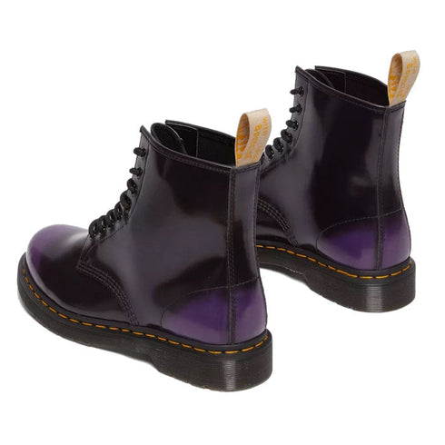 Dr Martens - Vegan 1460 Rich Purple Oxford Rub Off Boot 8 eye CLEARANCE